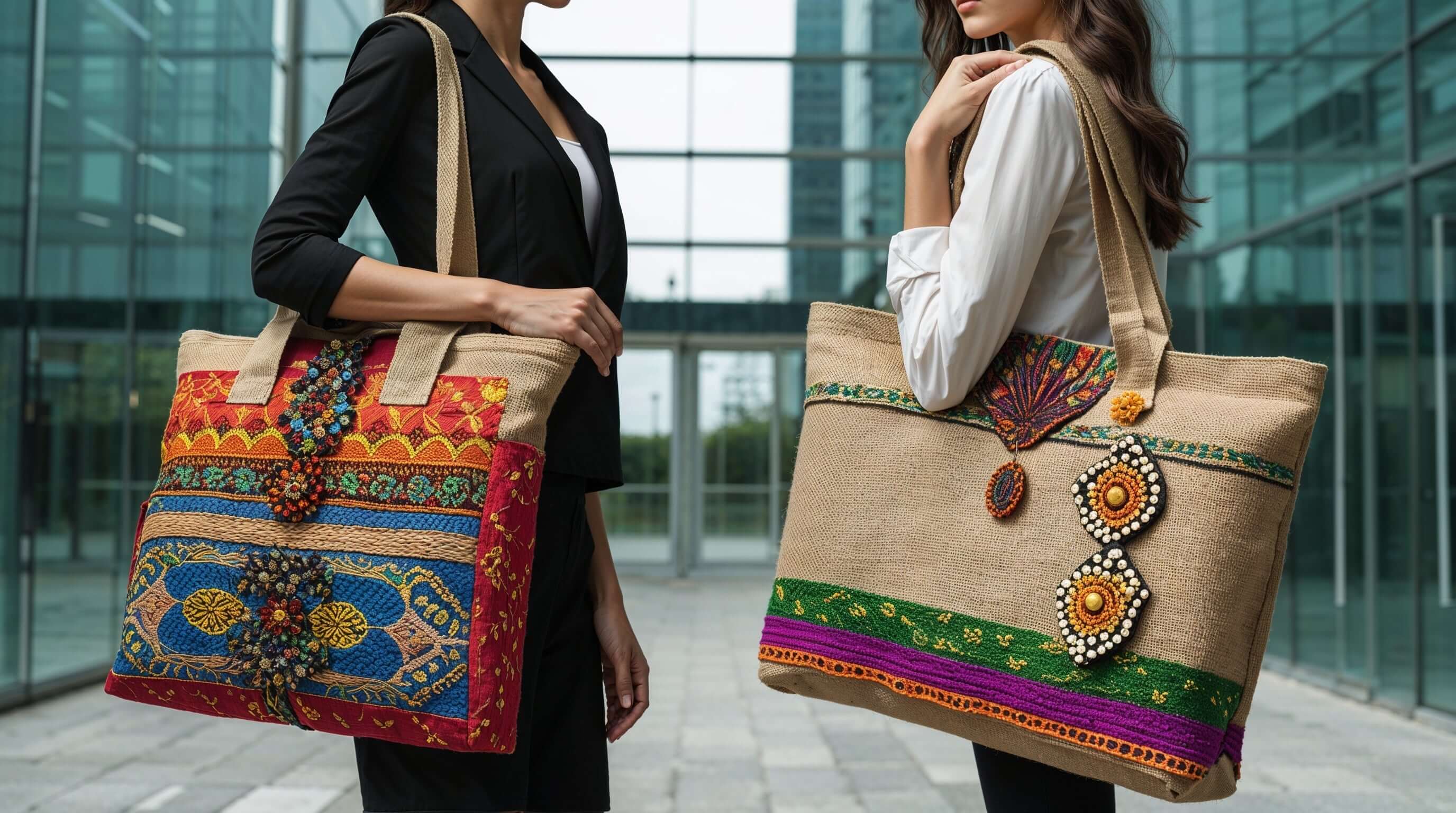 fashion jute bags