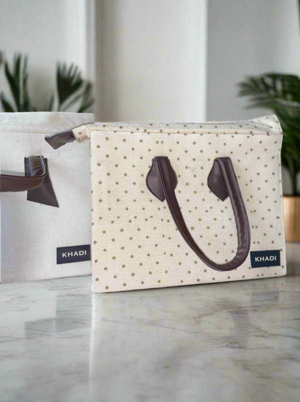 Khadi Women's Handbag – Sustainable, Stylish, and Secure