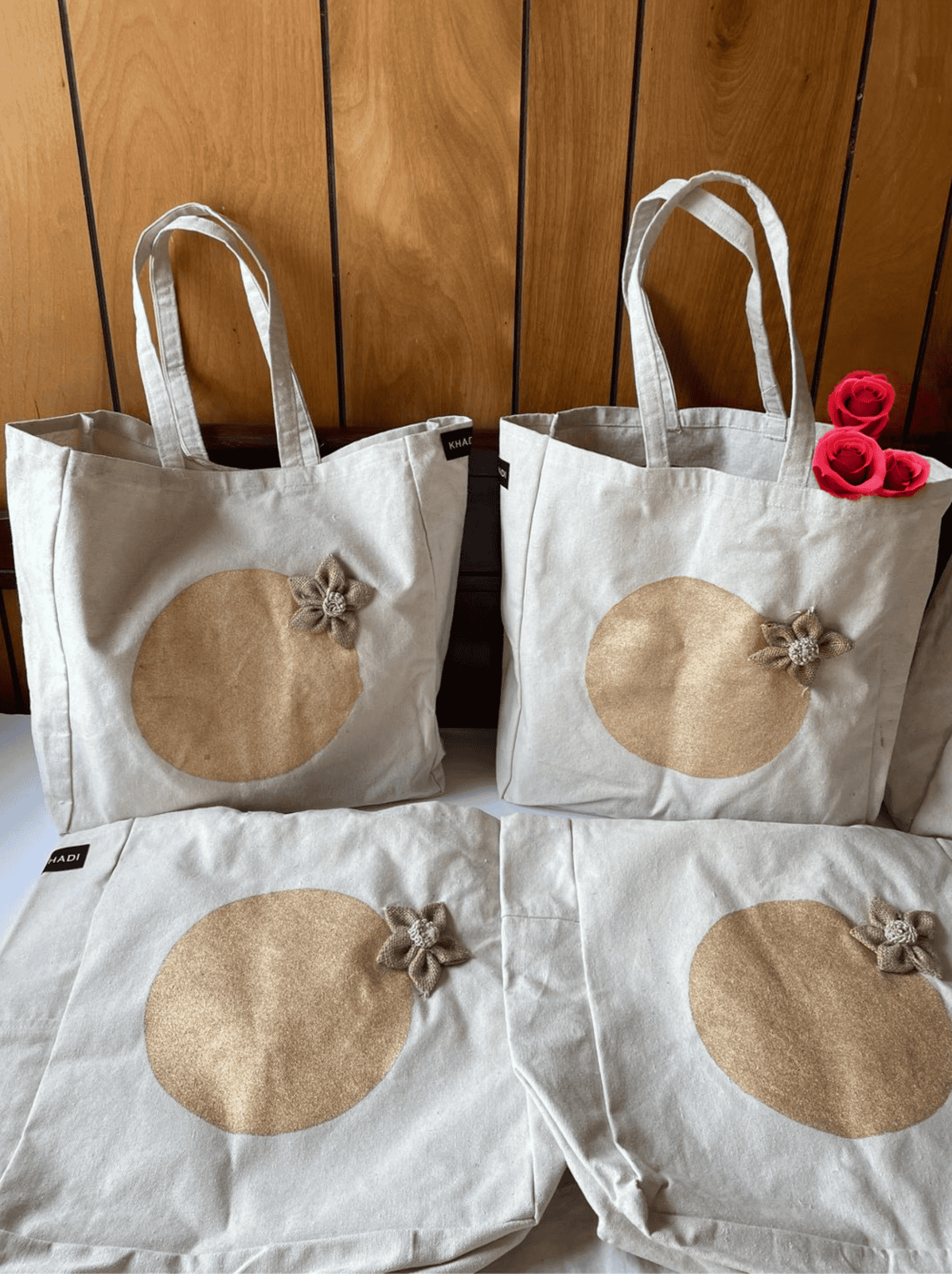 Khadi Cotton Women's Tote Bag – Sustainable, Stylish, and Handcrafted