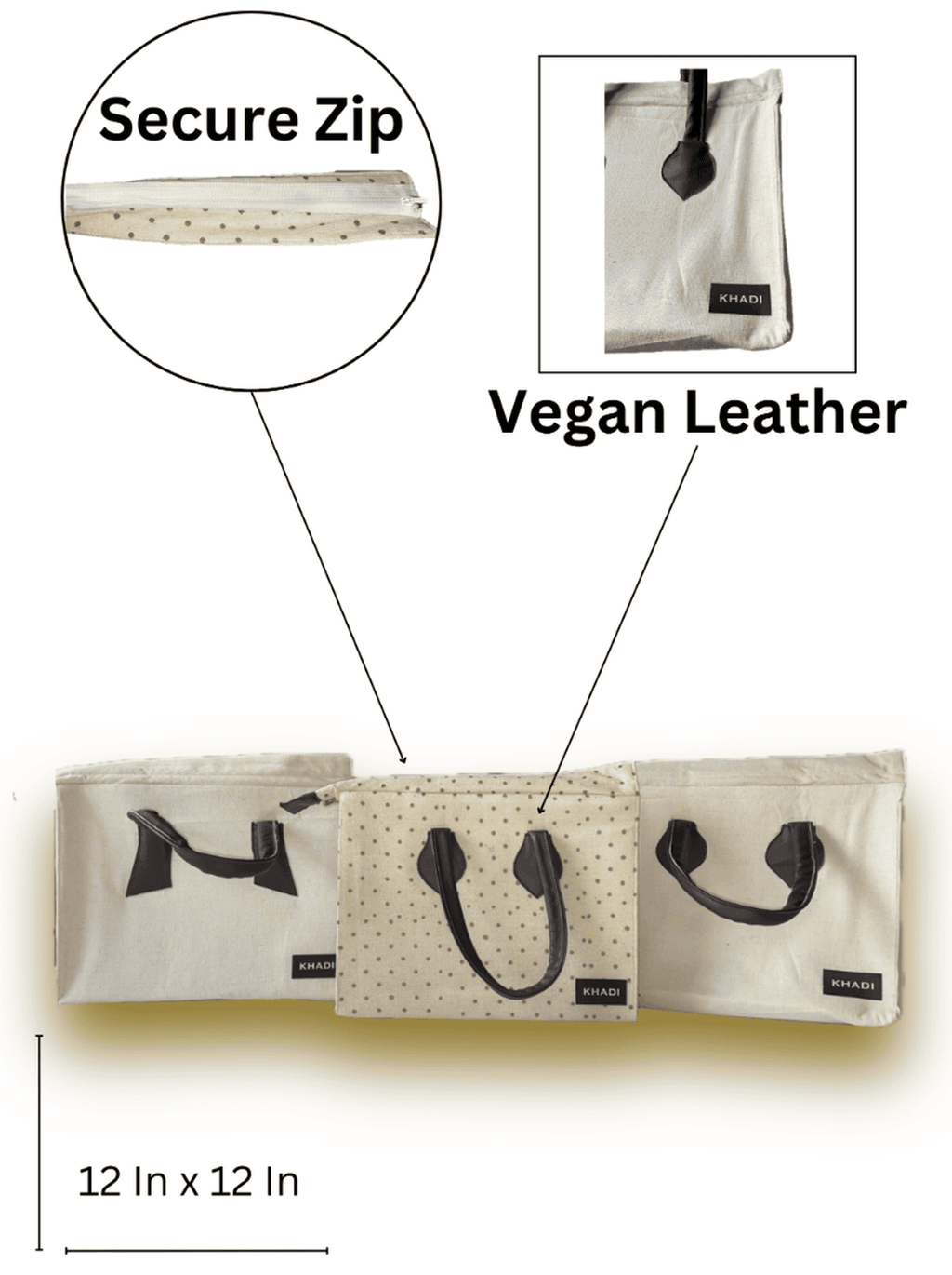 Khadi Women's Handbag – Sustainable, Stylish, and Secure