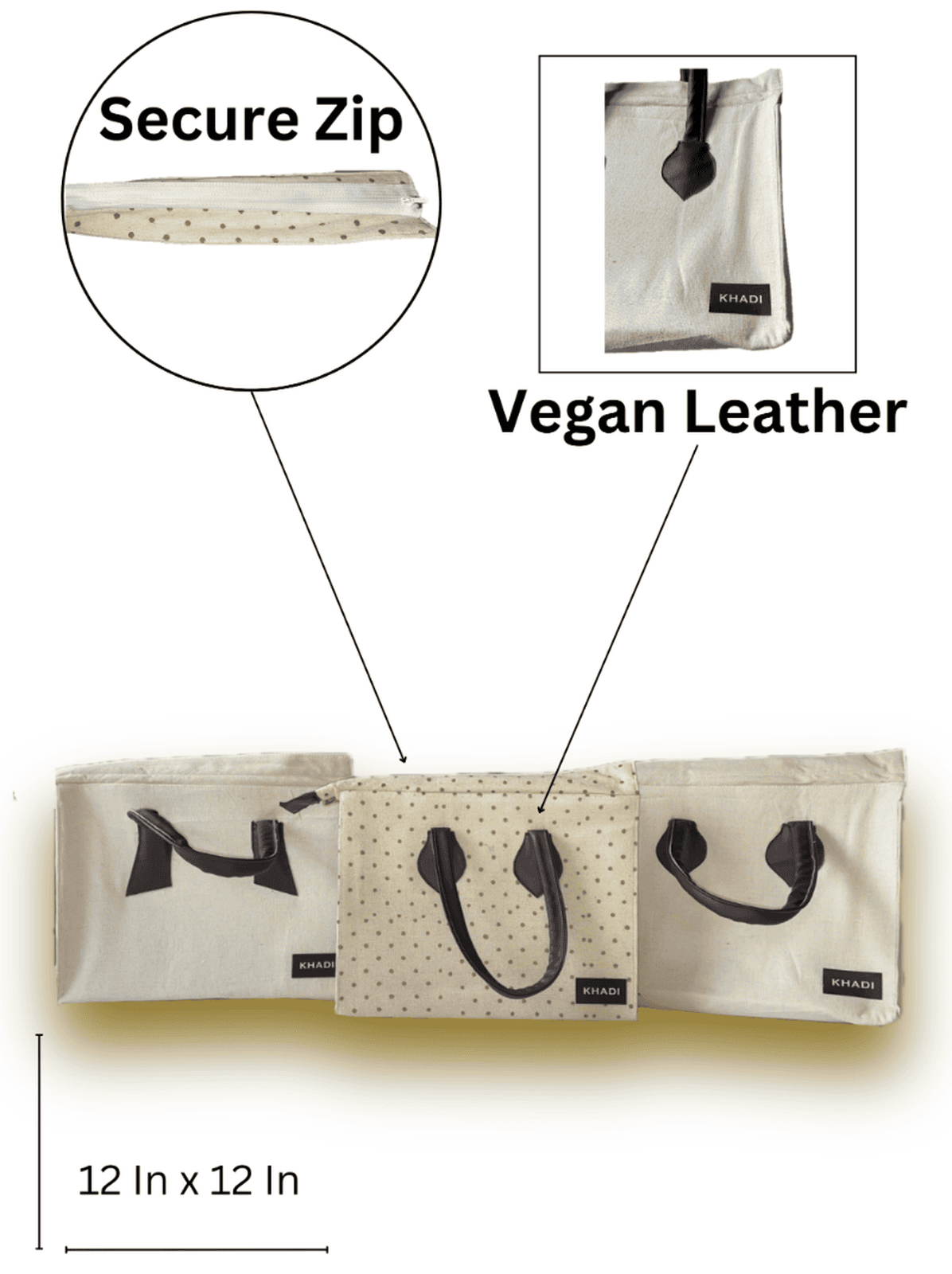 Khadi Women's Handbag – Sustainable, Stylish, and Secure