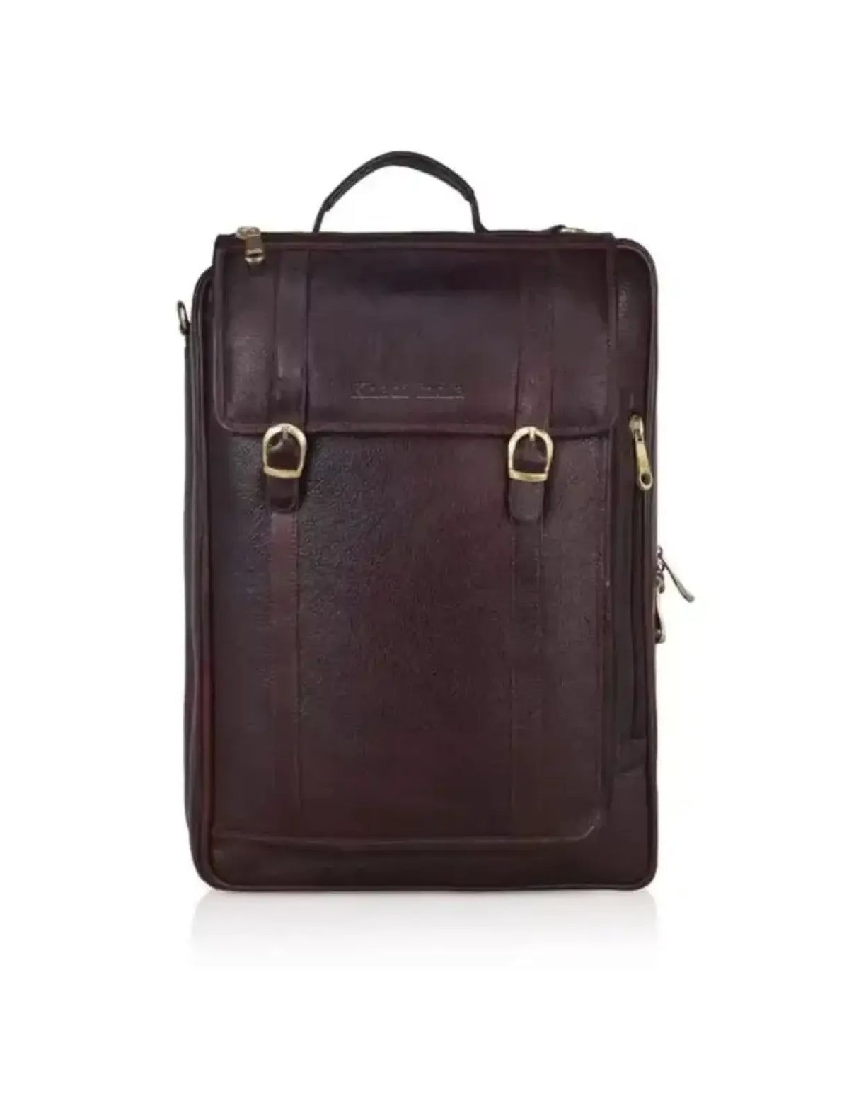 Brown Leather Office-cum-Laptop Bag LEATHER LAPTOP BAG Brown