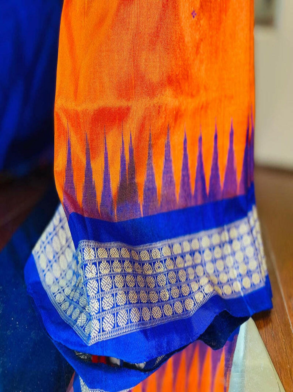 Berhampuri Bomkai silk saree