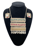 Brick style necklace set