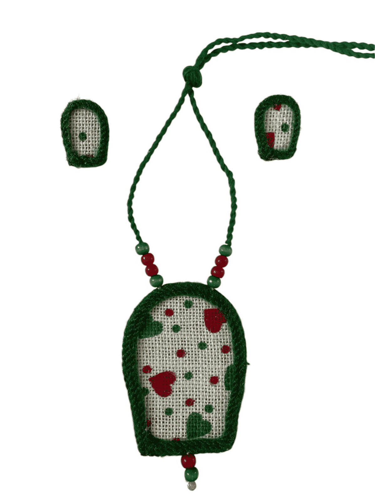 Christmas style robot necklace set
