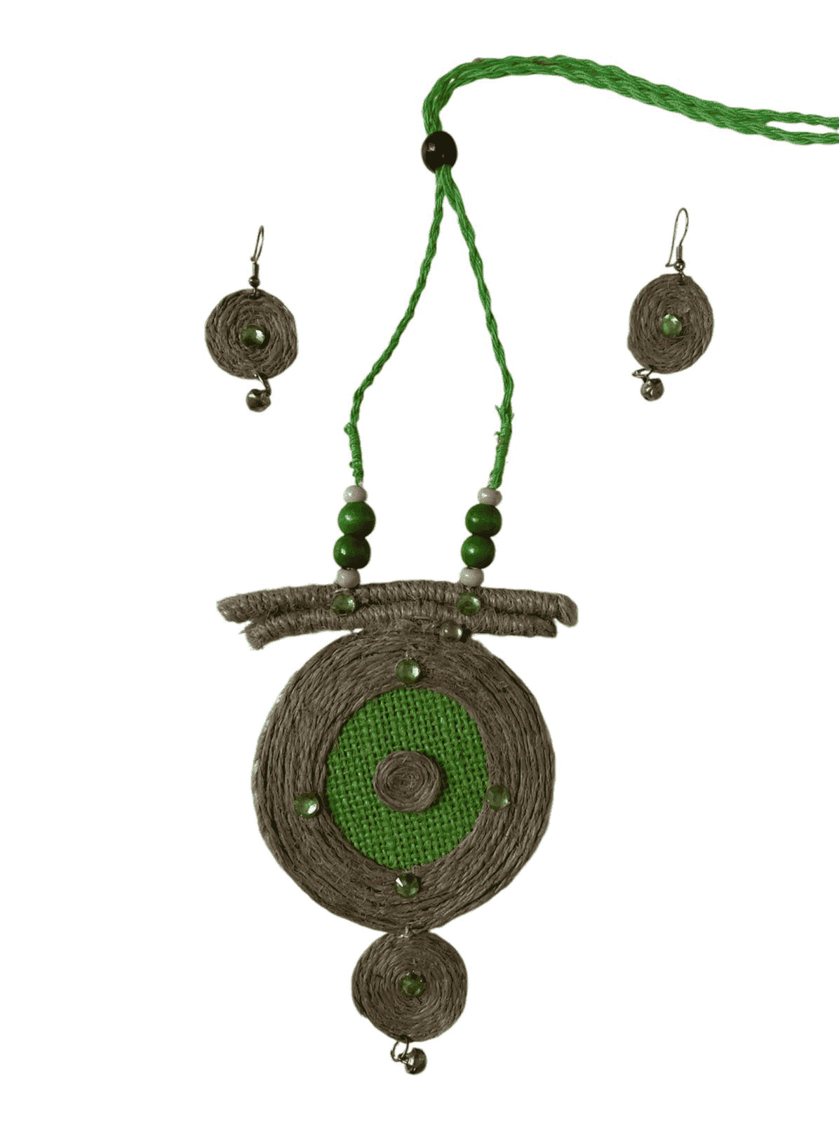 Christmas style round necklace set