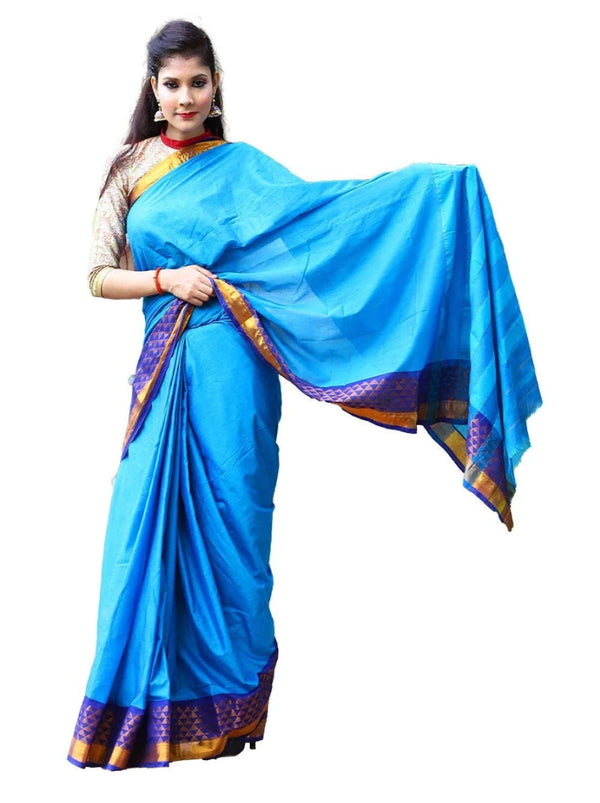 Cotton silk handloom saree