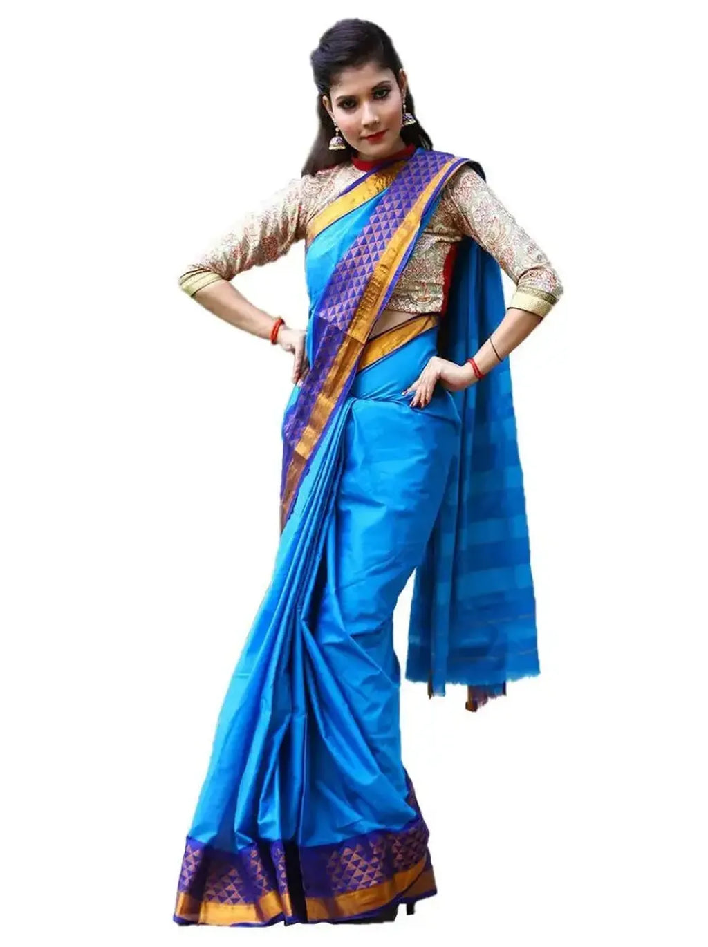 Cotton silk handloom saree