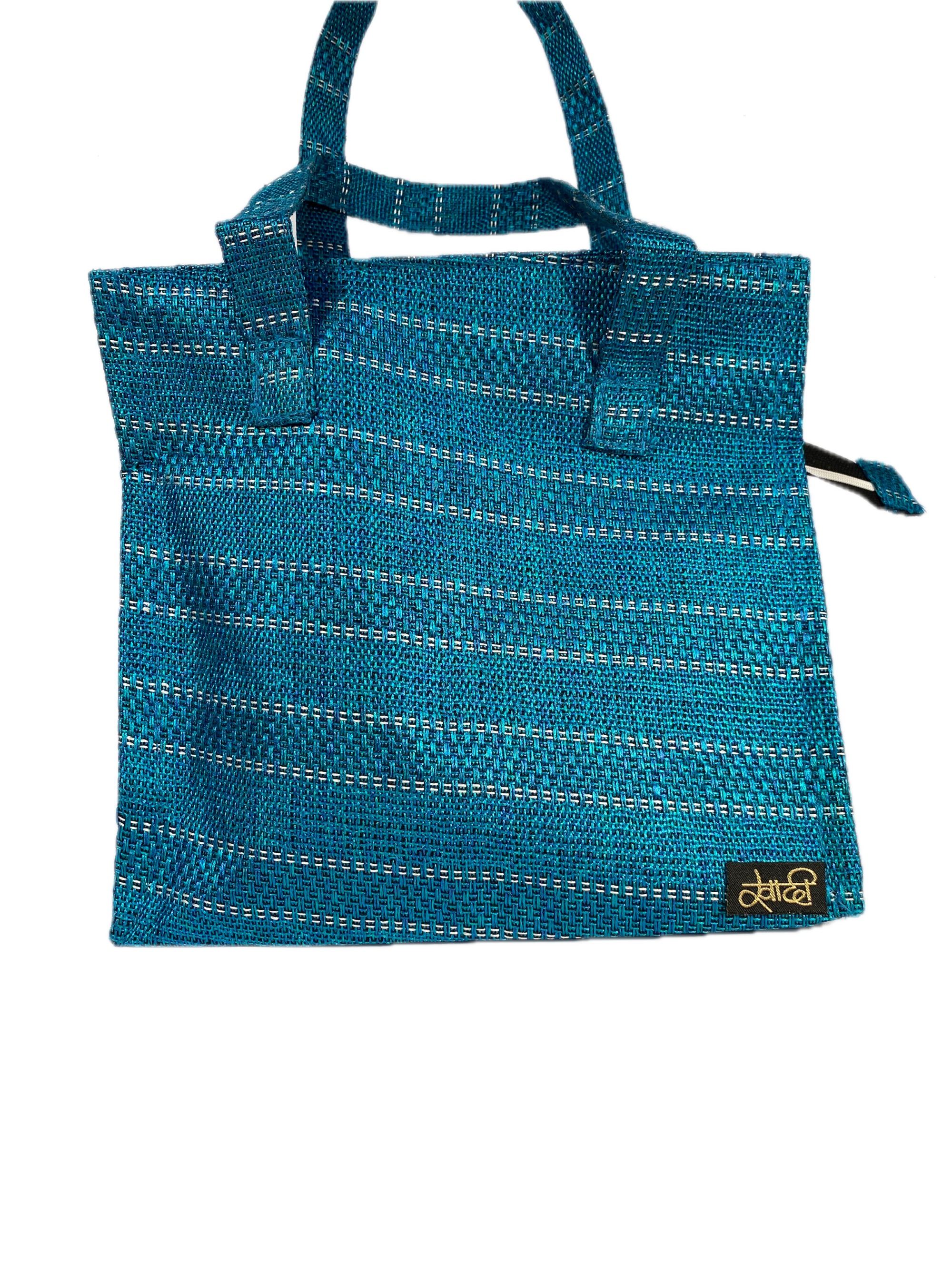 Handwoven Blue HandBag