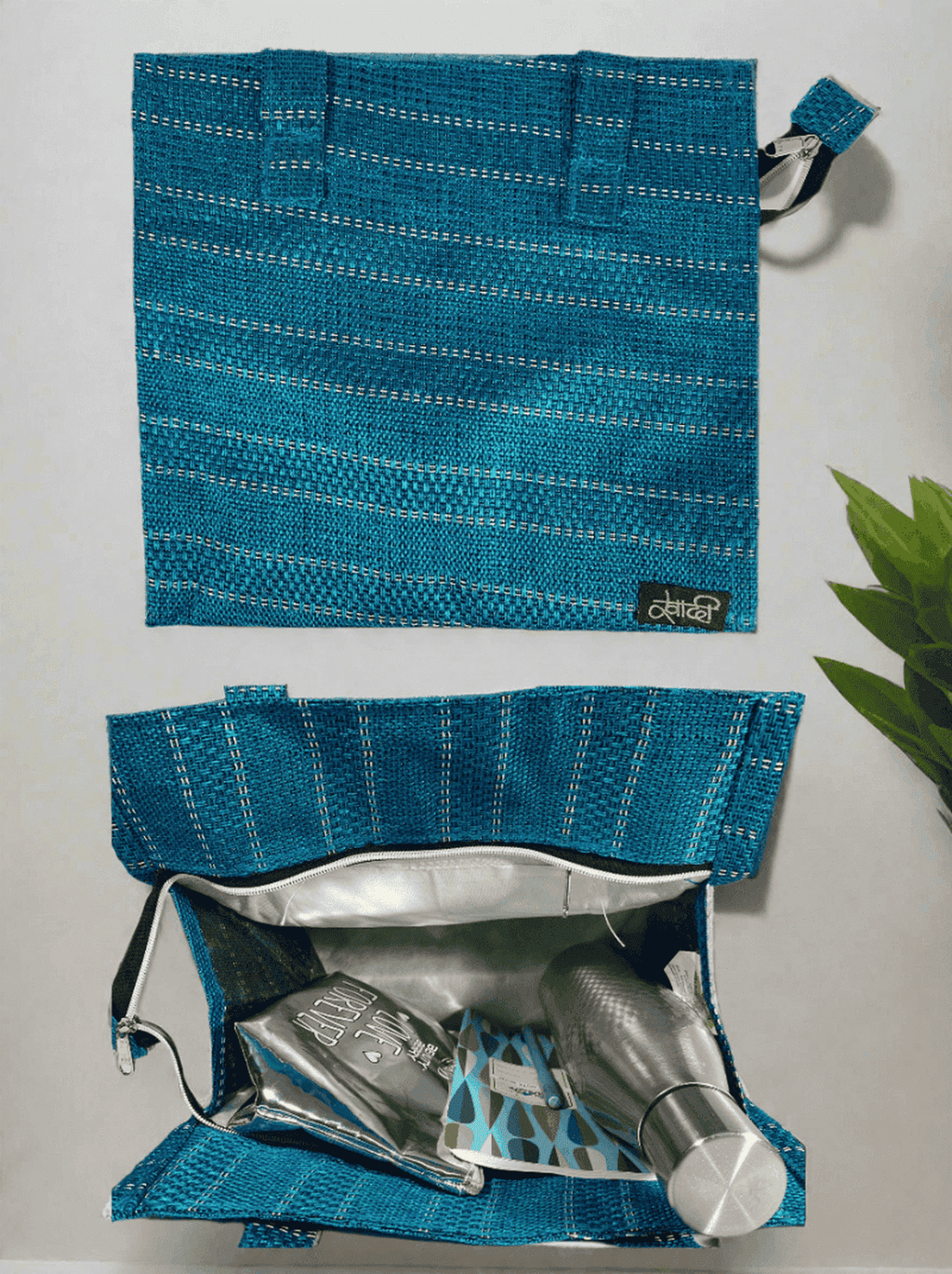 Blue Handbag – Stylish, Sustainable, and Perfect - WOMEN | E-Khadi