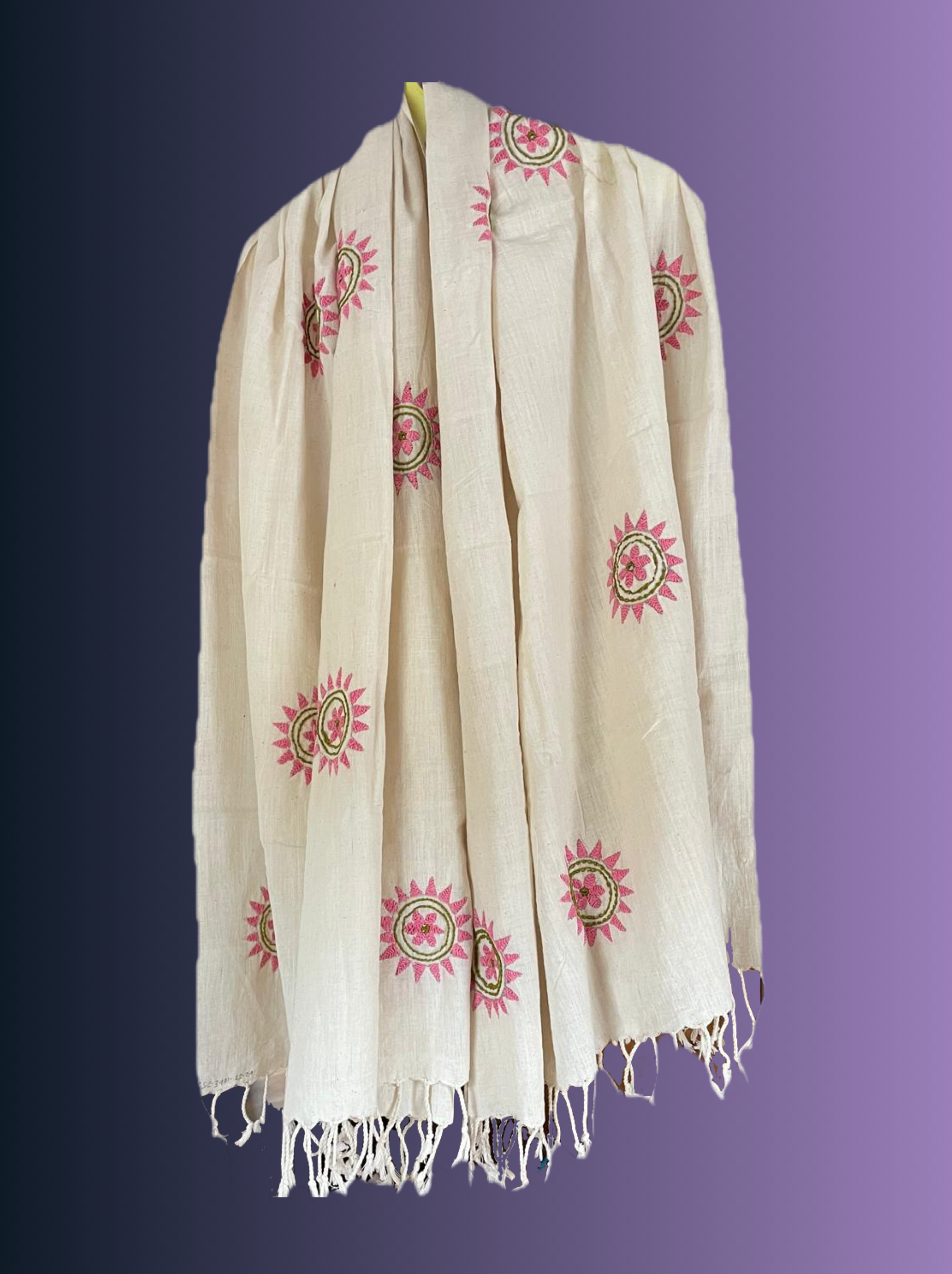 Handwoven Khadi Dupatta/Stole