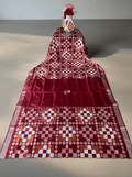 Handwoven Sambalpuri Pasapalli silk saree