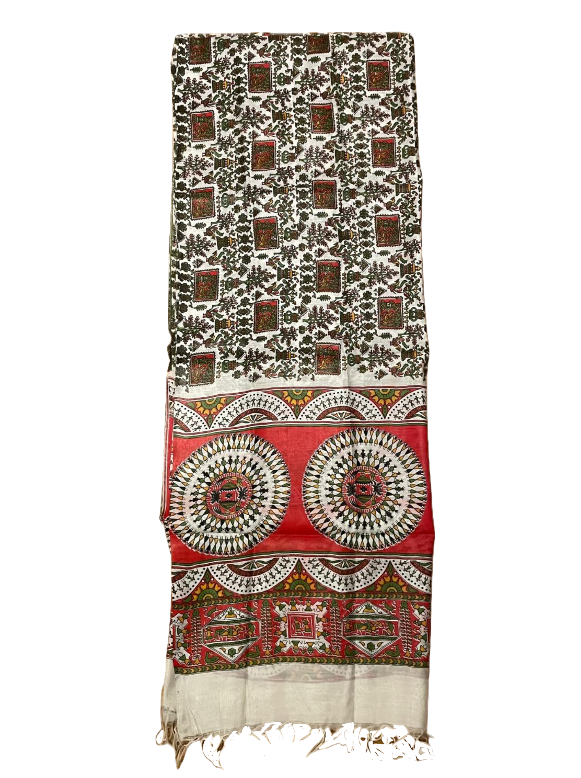 Handwoven Tussar Silk Dupatta/Stole