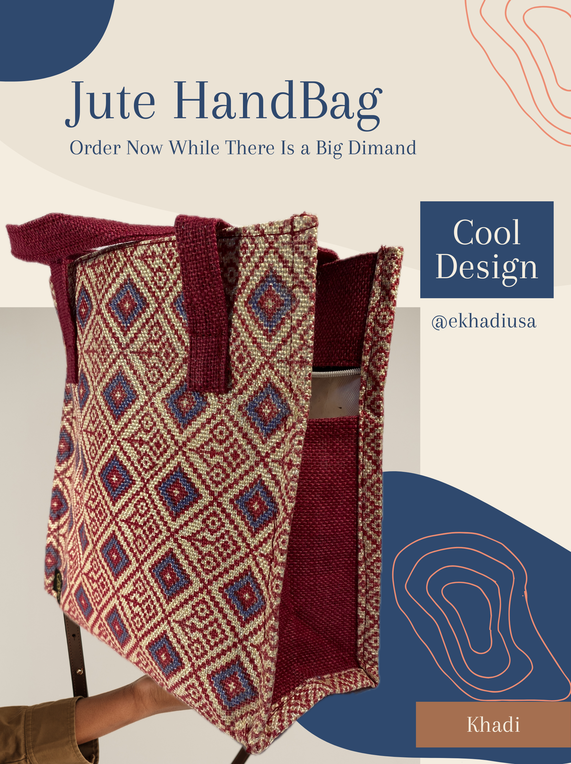 Handwoven Jute HandBag