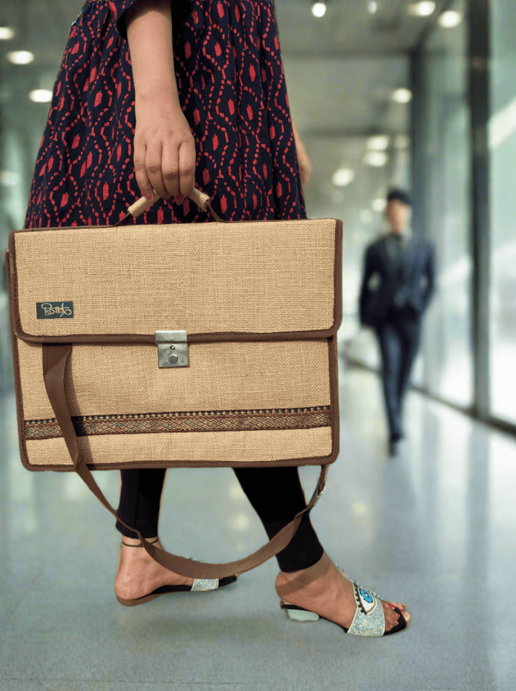 Jute Office Bag – Sustainable, Professional, and Stylish