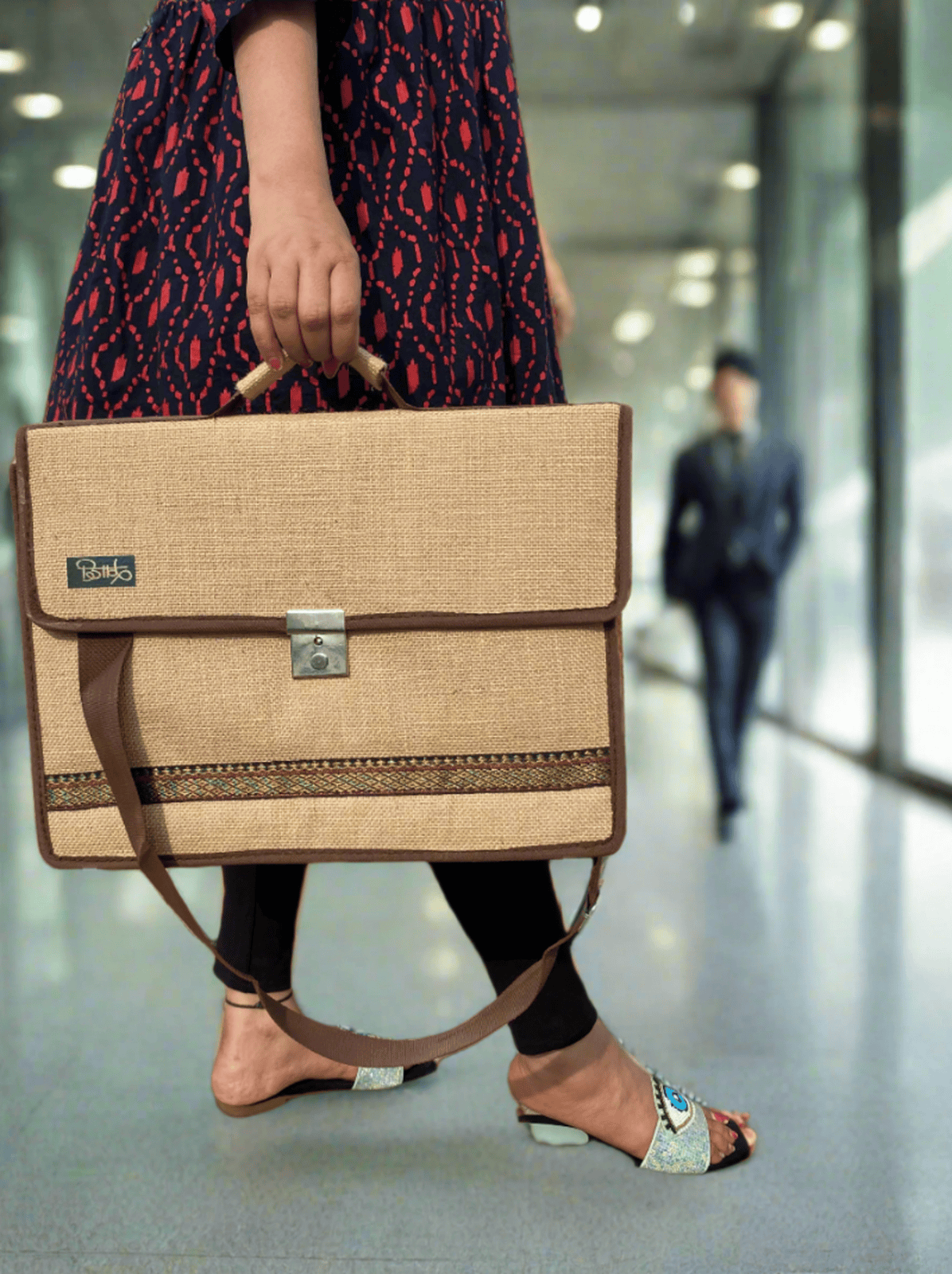 Jute Office Bag – Sustainable, Professional, and Stylish