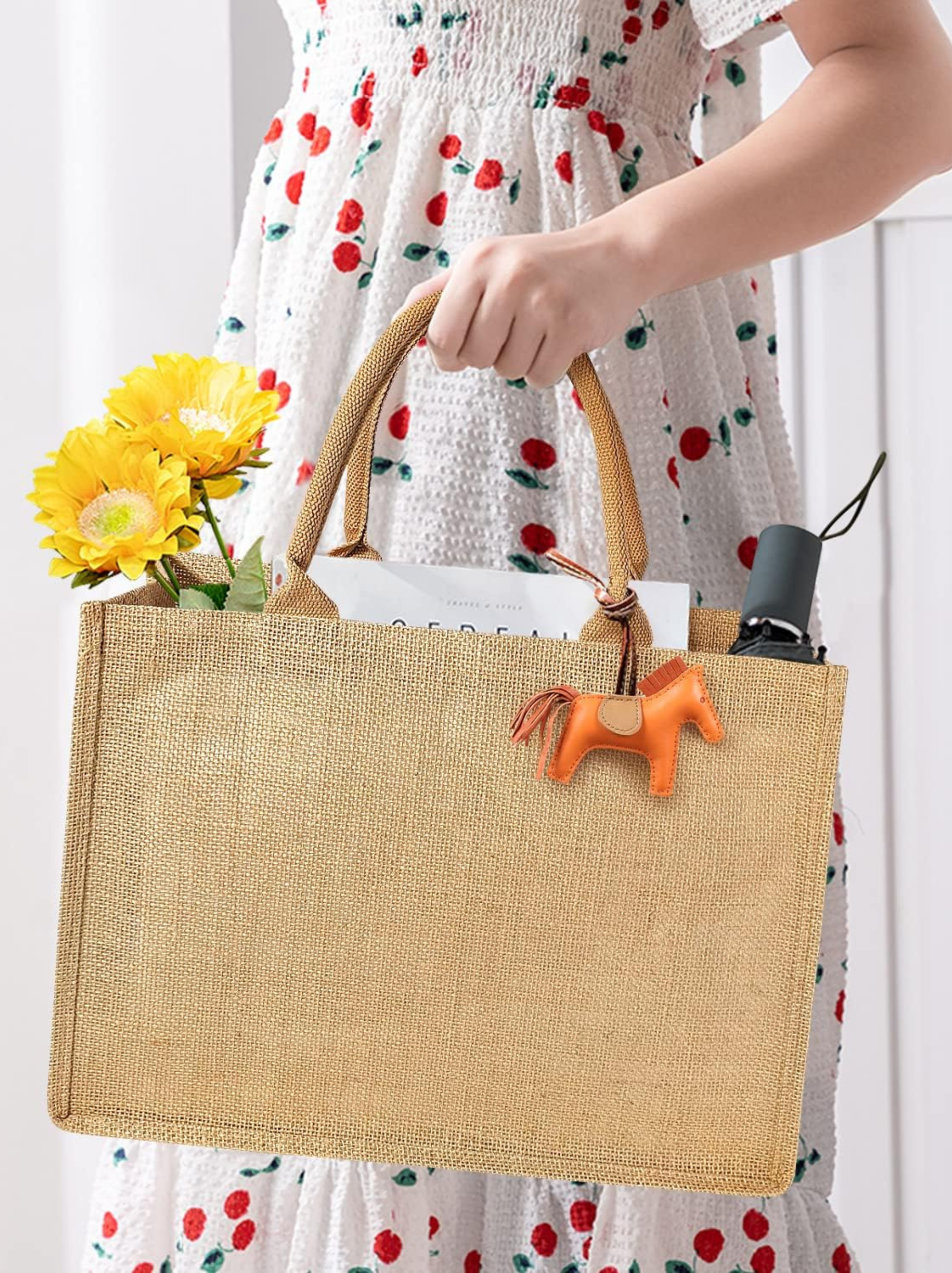 Handwoven Jute Tote Bag