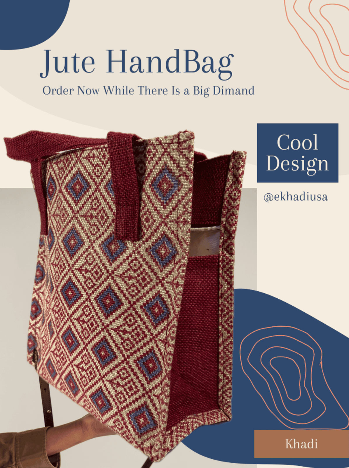 Jute Handbag – Stylish, Sustainable, and Perfect for Everyday Use
