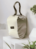 Khadi Handbag for women – Sustainable Tote Bag with Vegan Leather Handle - WOMEN | E-Khadi