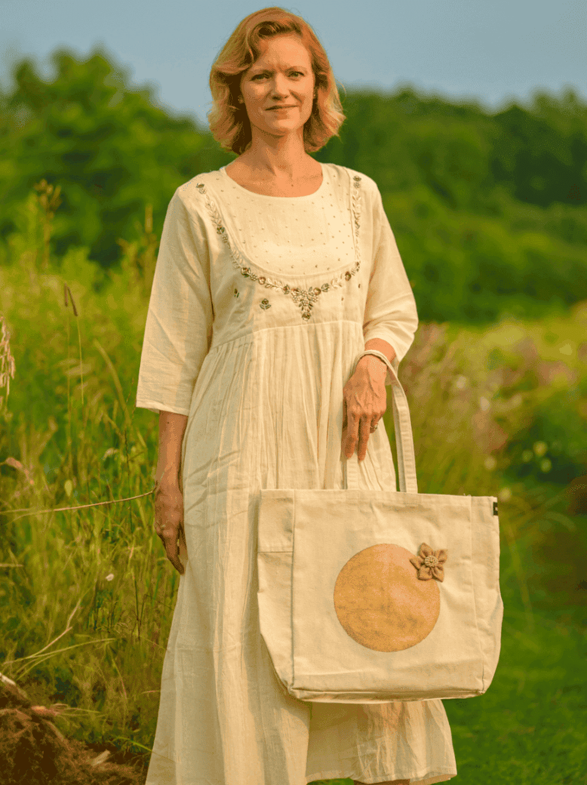 Khadi Women's Tote bag – Sustainable, Stylish, and Secure - WOMEN | E-Khadi