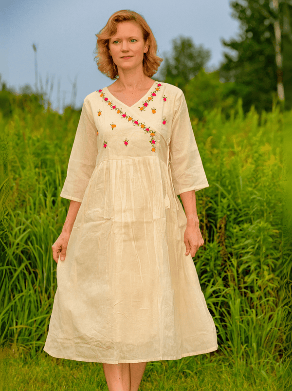 khadi dress design Beautiful Khadi-silk Dress with modern drape and different silhouettes