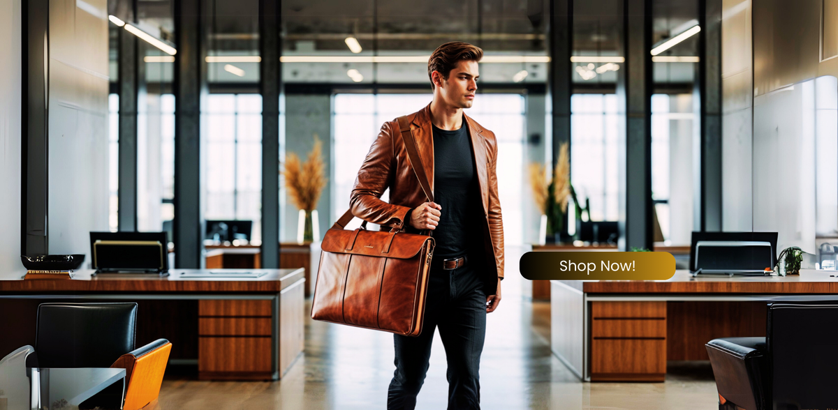 Leather Laptop Bag