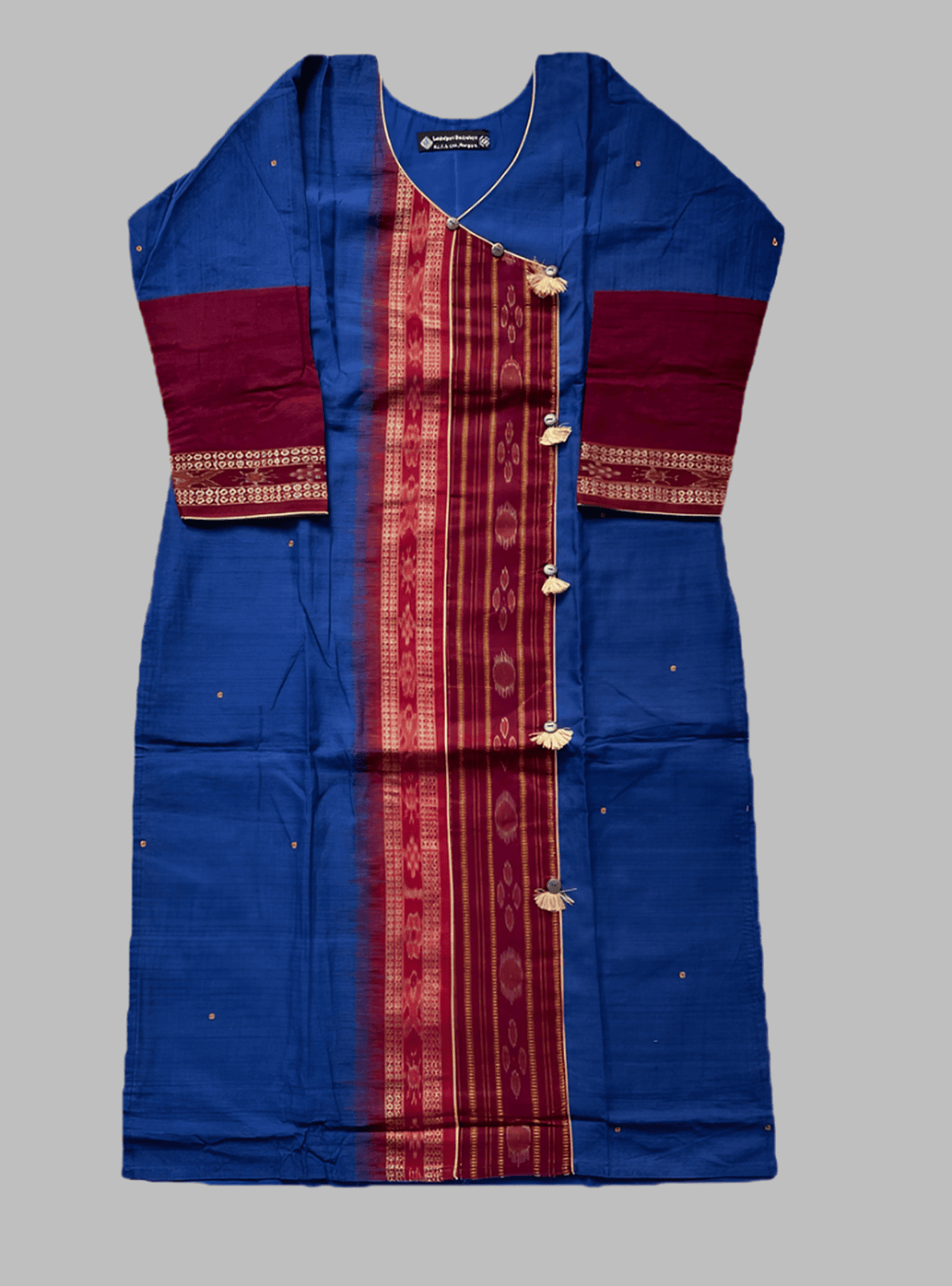 Sambalpuri Ladies Kurtis M COTTON NAVY