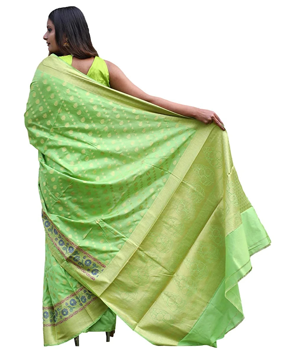 Women’s Banarasi Silk Saree with Blouse Piece