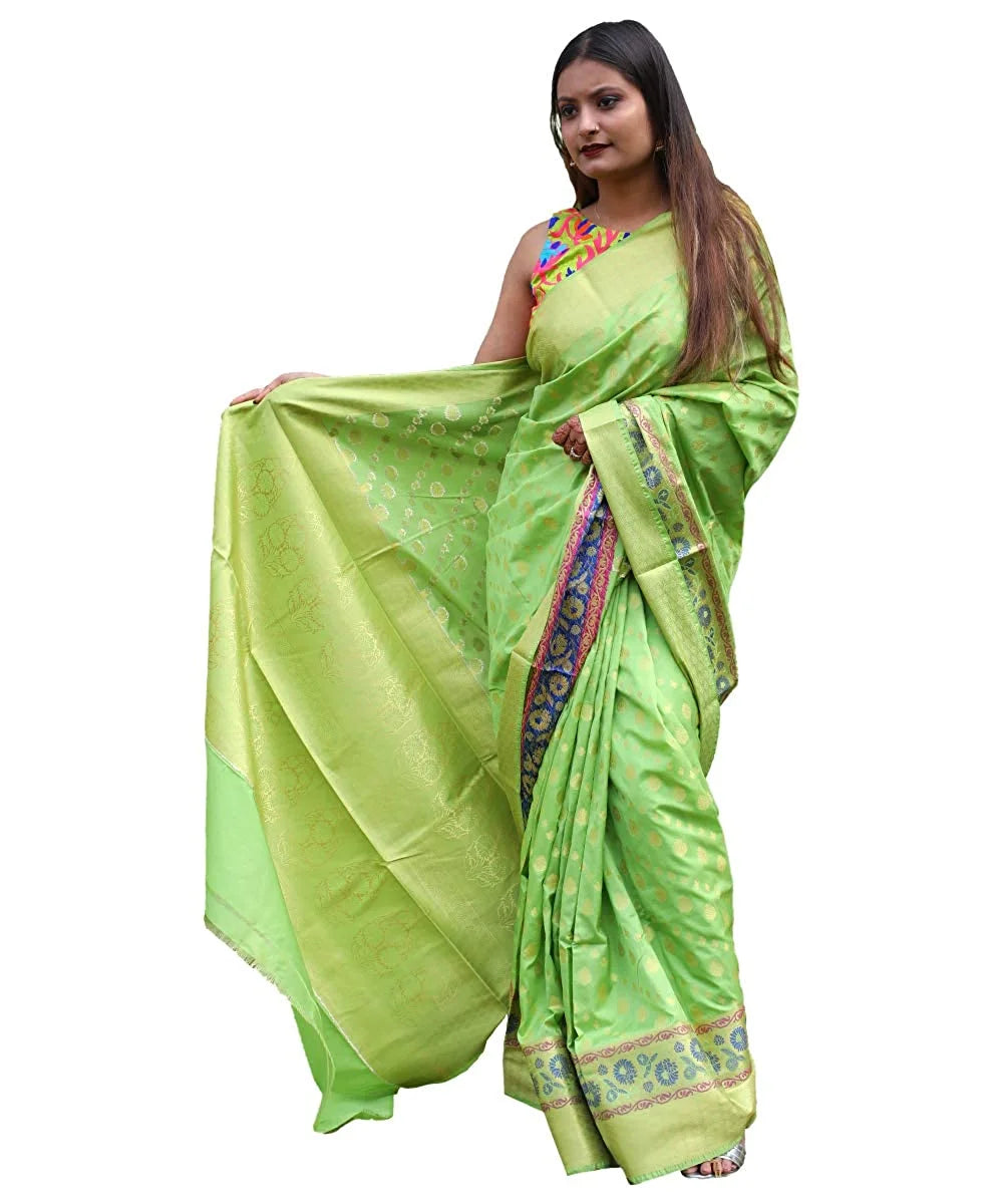 Women’s Banarasi Silk Saree with Blouse Piece