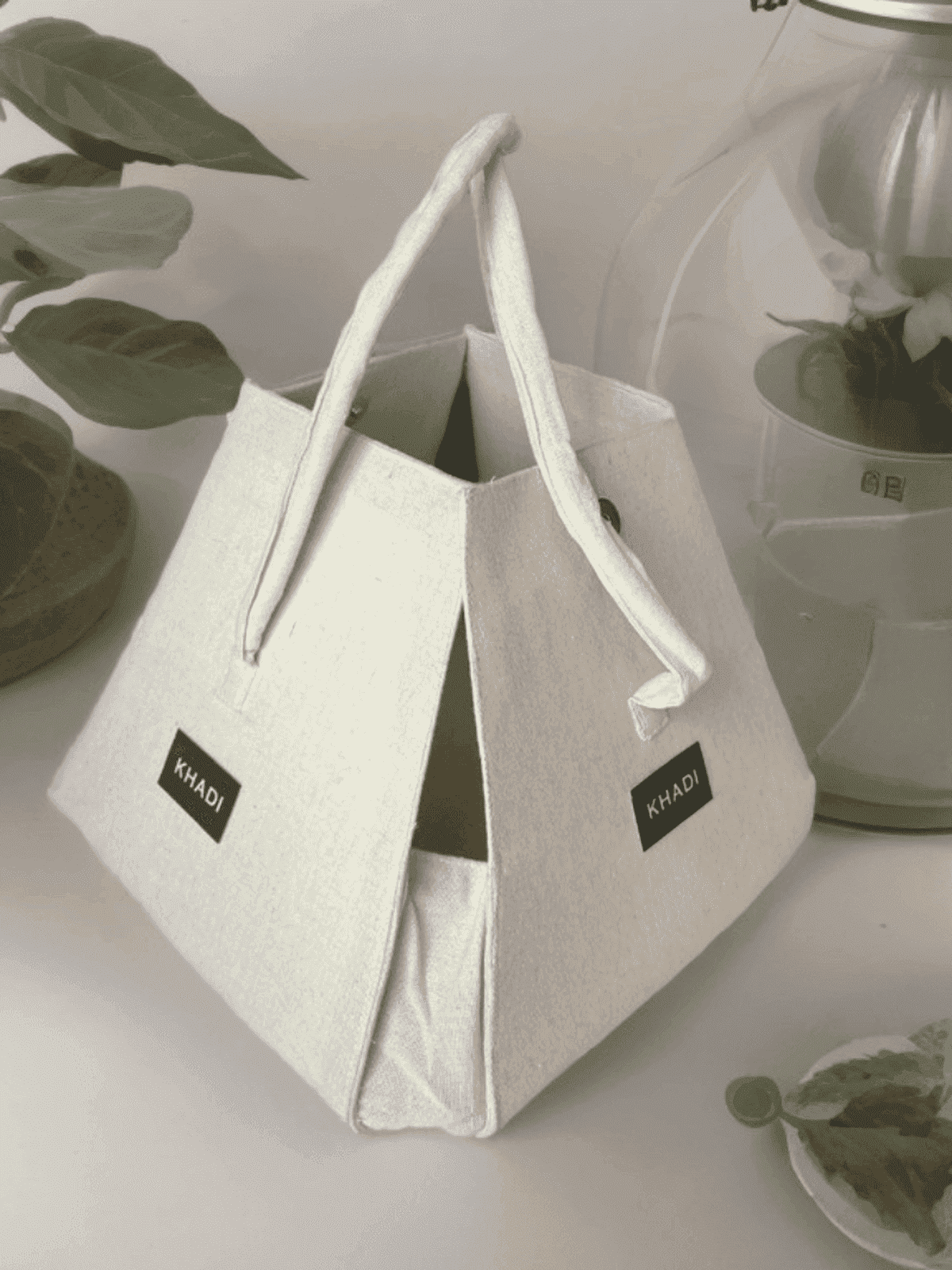 Khadi Handbag for Women – Sustainable Gift Bag with Khadi Handle - WOMEN | E-Khadi